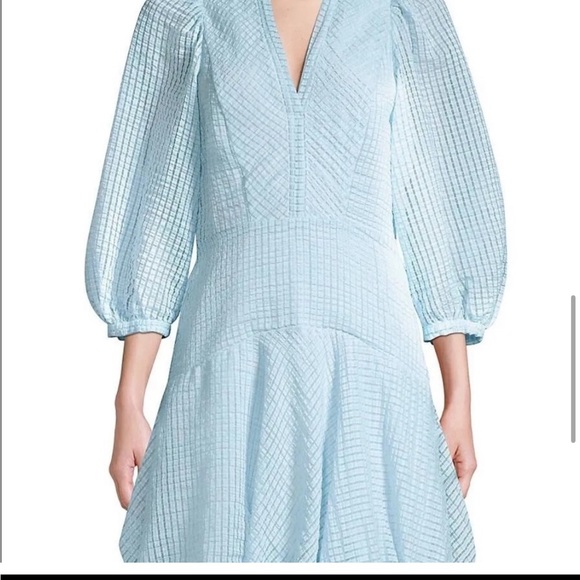 Rebecca Taylor puff sleeve bubble hem dress - Picture 7 of 16